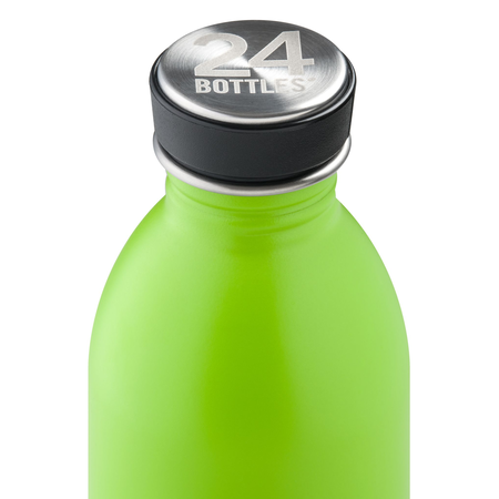 24Bottles Edelstahlflasche Be Urban, Be Green Edition 0,5 Liter Lime Green