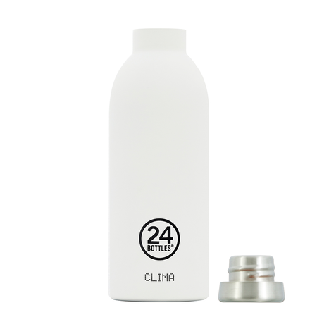 24Bottles Clima-Bottle Edelstahltrinkflasche 0,5 Liter Ice White