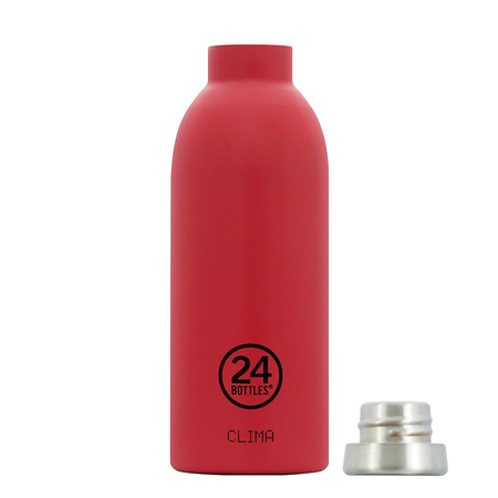24Bottles Clima-Bottle Edelstahltrinkflasche 0,5 Liter Hot Red