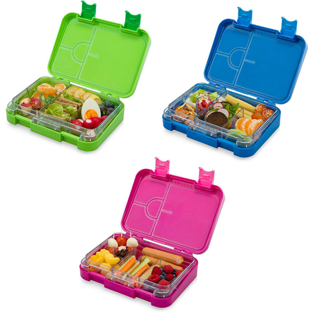 schmatzfatz junior Kinder Lunchbox, Bento Box mit variablen Fächern