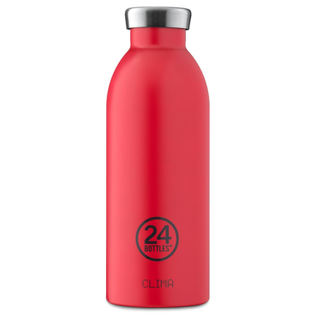 24Bottles Clima-Bottle Edelstahltrinkflasche 0,85 Liter Hot Red